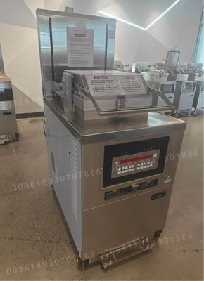 8HD Gas 220V 55L 5 bandeja de freír de alta productividad freidora de pollo a presión