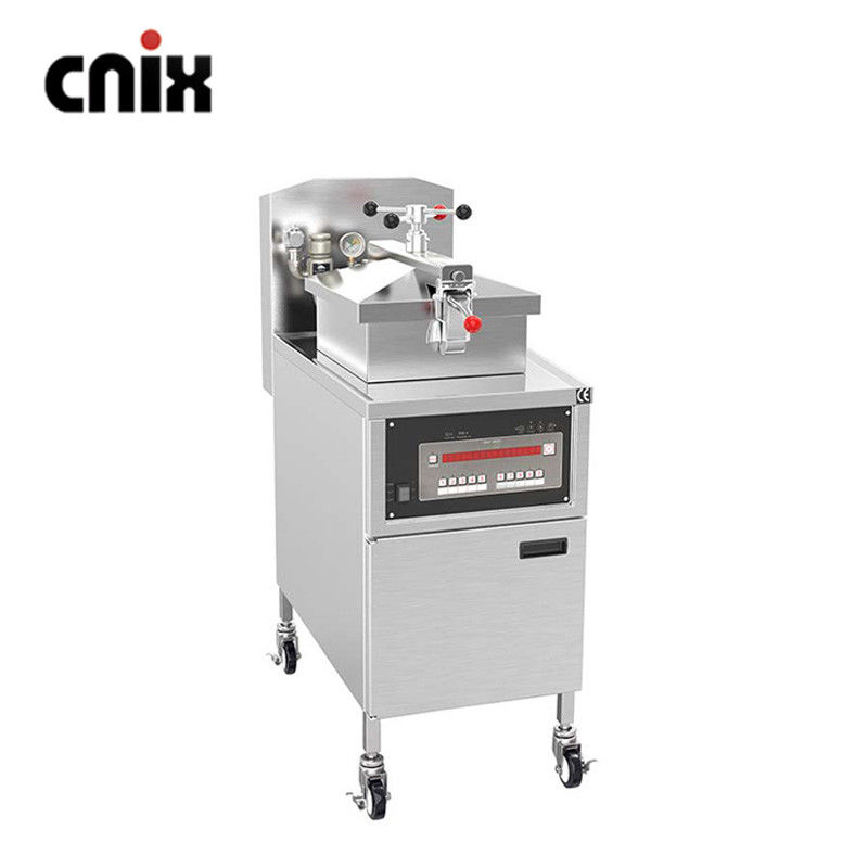 Panel eléctrico digital con sistema de filtro de aceite automático Fritar a presión de pollo
